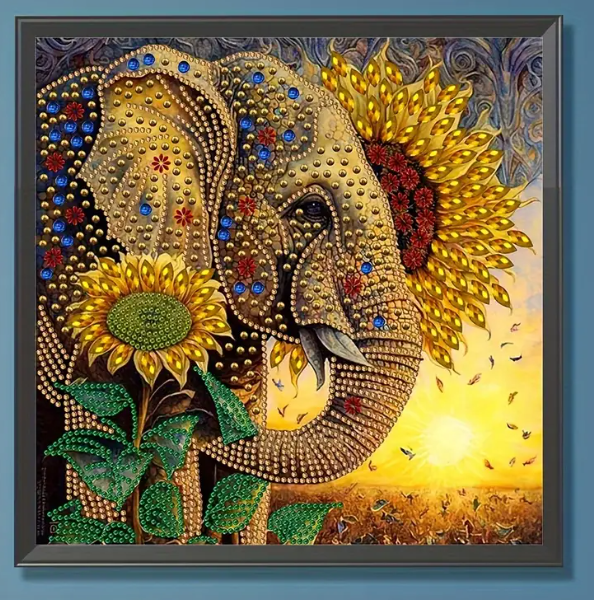 Diamond Painting Elefant
